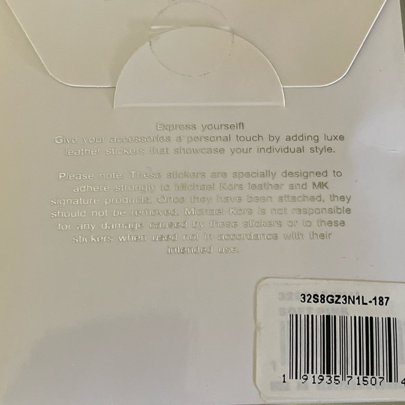 NWT - Michael Kors Phone Pocket Sticker with Adhesive Backing - Soft Pink - Picture 5 of 5